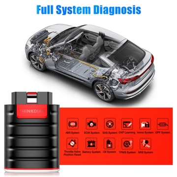 THINKCAR Thinkdiag Full System OBD2 Diagnostic Tool with All Brands License Free Update for One Year Powerful than Launch Easydiag