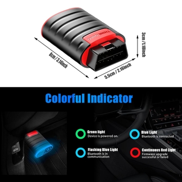 THINKCAR Thinkdiag Full System OBD2 Diagnostic Tool with All Brands License Free Update for One Year Powerful than Launch Easydiag