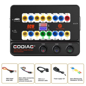 GODIAG GT100+ GT100 Pro OBDII Breakout Box with Electronic Current Display