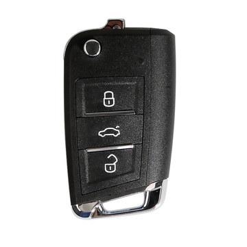 Xhorse XKMQB1EN Wire Remote Key VW MQB Flip 3 Buttons English Version 10pcs/lot