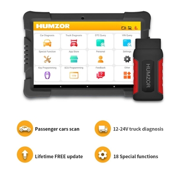 Humzor NexzDAS ND606 Plus Gasoline and Diesel Integrated  Auto Diagnosis Tool OBD2 Scanner For Both Cars And Heavy Duty Trucks