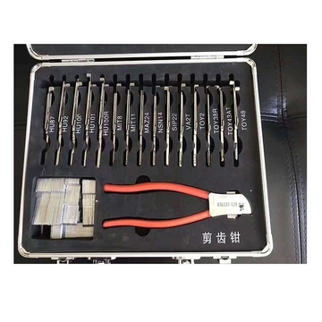 Original Lishi 32pcs Kit Auto Car Door Lock Pick 2-in-1 Decoder Locksmith Tool