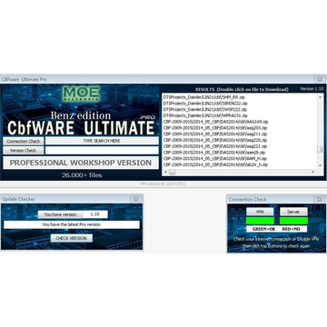 Flashware Ultimate Pro and CBFWare Ultimate Pro 1 Year Full Unlimited PRO Access (365 days) for All Mercedes Benz Workshop