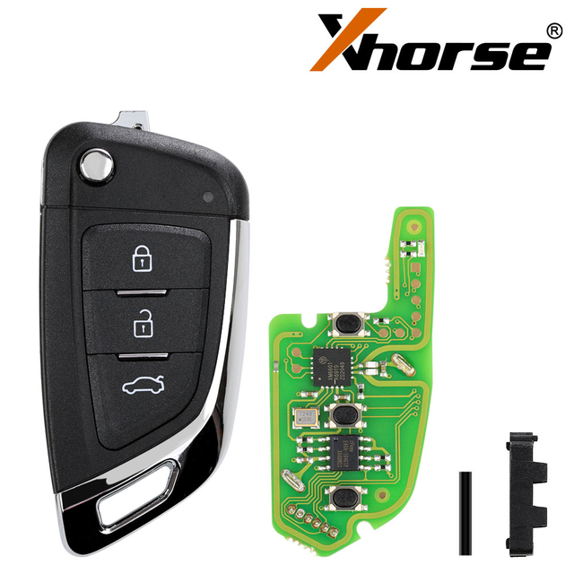 Xhorse XKKF03EN Wire Universal Remote Key 3 Buttons Flip Type 5pcs/lot