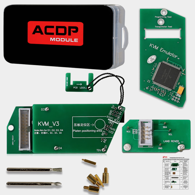 Yanhua Mini ACDP Module9 Land Rover Key Programming Support KVM from 2015-2018 Add Key &amp;amp; All Key Lost