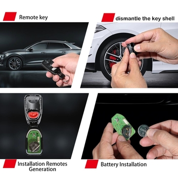 Xhorse XKHY01EN Wire Remote Key Hyundai 3+1 Buttons English Version 5pcs/lot