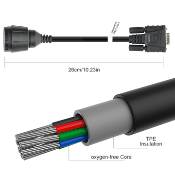 XHORSE XDNP13 DB9 Cable Work with Mini Prog