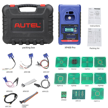 Original Autel XP400 PRO Key and Chip Programmer Plus Autel IMKPA Expanded Key Programming Accessories Kit for Renew &amp;amp; Unlock