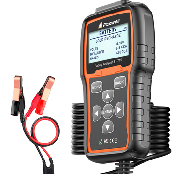 Foxwell BT-715 Battery Analyzer Support Multi-Language Replaced Foxwell BT-705