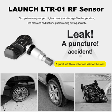 LAUNCH LTR-01 RF Sensor 315MHz &amp;amp; 433MHz TPMS Sensor Tool Metal &amp;amp; Rubber Free Shipping