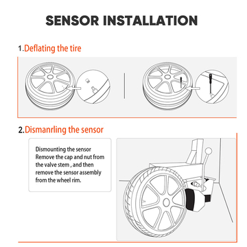 4pcs LAUNCH LTR-01 RF Sensor 315MHz &amp;amp; 433MHz TPMS Sensor Tool Metal &amp;amp; Rubber Free Shipping