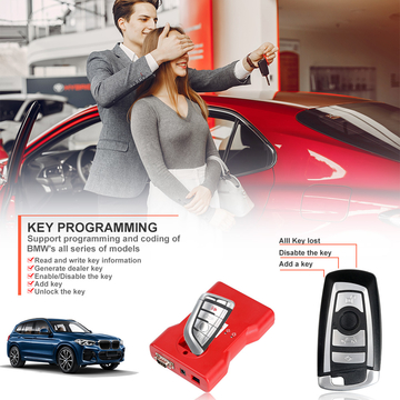 CGDI BMW Key Programmer Full Version Total 24 Authorizations Get Free Reading 8 Foot Adapter Ship from US/UK/EU