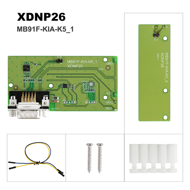 Xhorse XDNPP3 MB91F?Doshboard Adapters Solder-Free Honda KIA Hyundai Set?