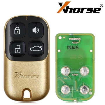 XHORSE XKXH02EN Universal Remote Key 4 Buttons Golden Style English Version for VVDI Key Tool 10pcs/lot