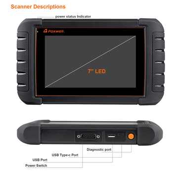 Foxwell NT809 All System Diagnostic Tool with 28 Reset Service Functions