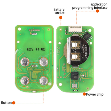 XHORSE XKXH01EN Universal Remote Key 4 Buttons for VVDI Key Tool English Version 10pcs/lot