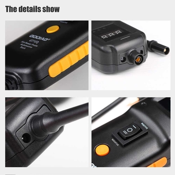 GODIAG GT102 PIRT Power Probe + Car Power Line Fault Finding + Fuel Injector Cleaning and Testing + Relay Testing Car Diagnostic Tool